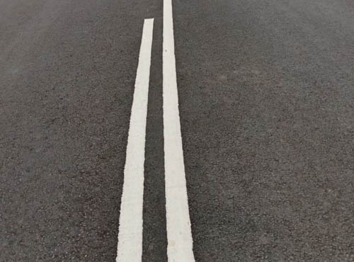 White Thermoplastic Road Marking Services